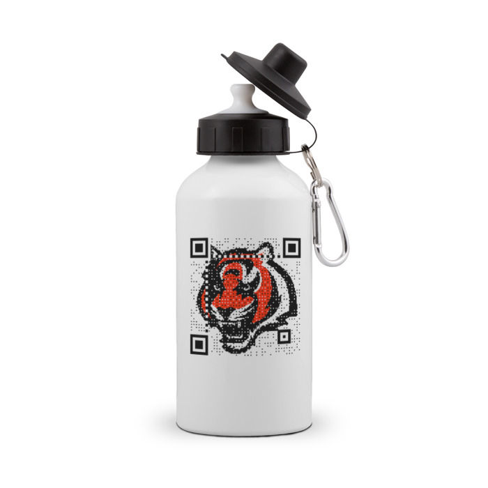 бутылка сувенир с qrlogo с картинкой и лого qr код