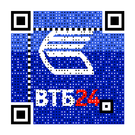 qrlogo qr код с картинкой и логотипом банка ВТБ24